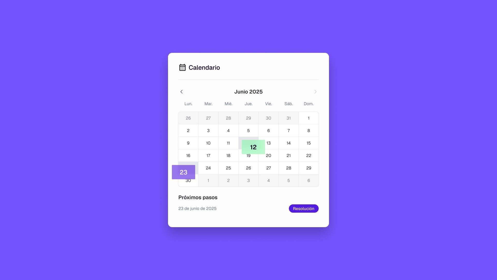Calendario